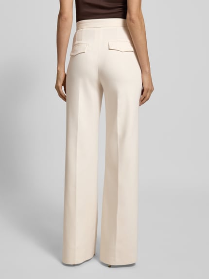 Marella Stoffhose mit Gesäßtaschen Offwhite 5