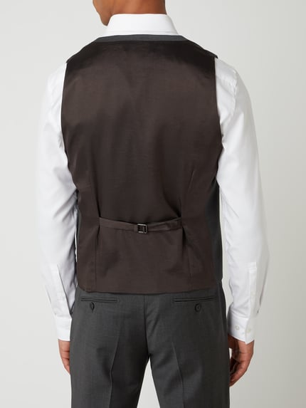 CINQUE Gilet met V-hals model 'Castello' Middengrijs - 7