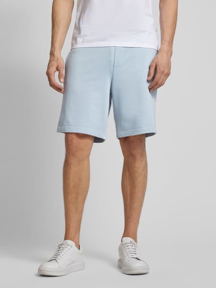 HUGO Sweatshorts mit Label-Print Modell 'Nomario' Sky 4