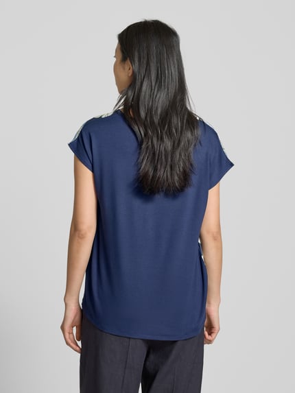 MORE & MORE T-Shirt mit Rundhalsausschnitt Blau 5