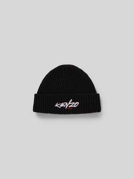 Kenzo Beanie van wolmix Zwart - 2