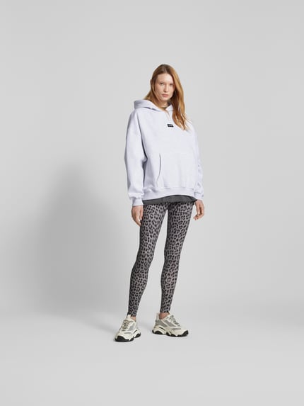 OH APRIL hoodie met labeldetail Lichtgrijs - 1