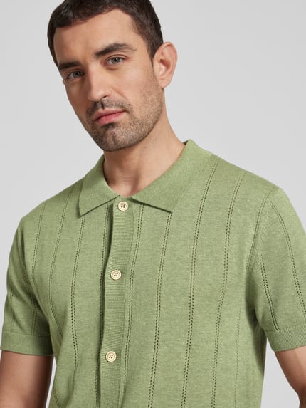 Colours & Sons Regular fit vrijetijdsoverhemd met halflange mouwen Groen - 3