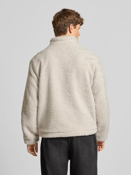JACK & JONES Teddyjacke mit Stehkragen Hellgrau 5