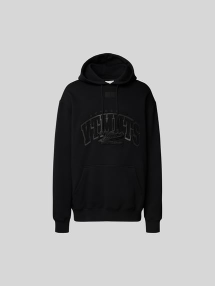 VTMNTS hoodie met labelstitching Black - 2