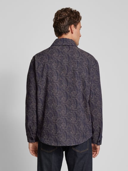 Scotch & Soda Regular Fit Hemdjacke mit Woll-Anteil Multi Stylebop 5
