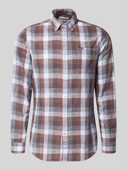 Barbour Tailored Fit Freizeithemd aus reiner Baumwolle Altrosa 2