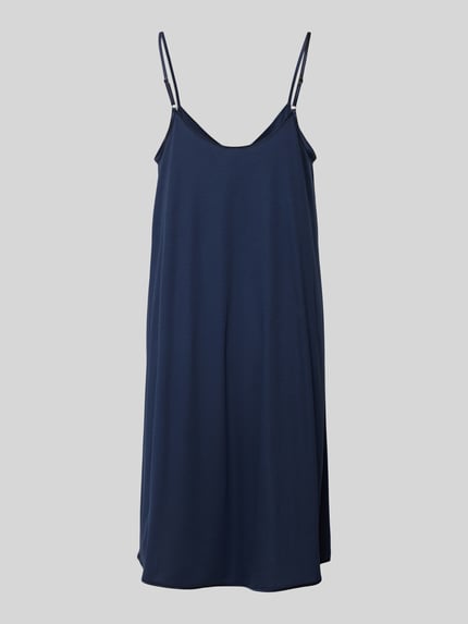 HANRO Nachthemd met spaghettibandjes Donkerblauw - 3