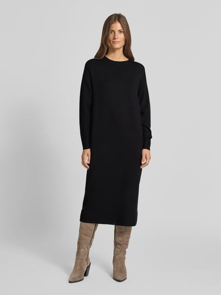 Christian Berg Woman Strickkleid mit Rundhalsausschnitt Black 4