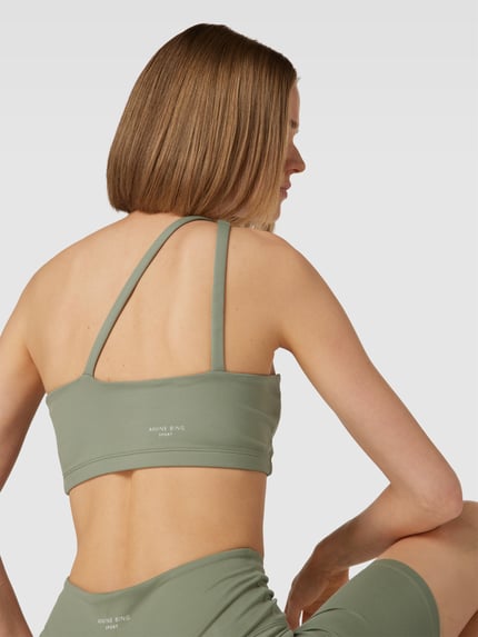 Anine Bing Bralette met labelprint Kaki - 3