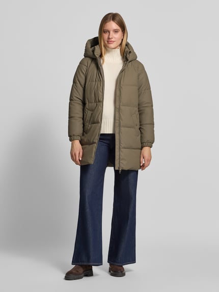 VERO MODA Puffer Coat mit Kapuze Oliv 1