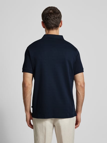 JOOP! COLLECTION Regular fit poloshirt met logostitching Marineblauw - 5
