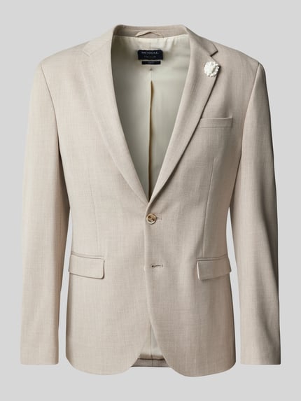 MCNEAL Colbert met structuurmotief Beige - 2