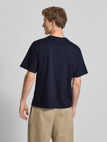 REVIEW T-Shirt mit Motiv-Print und Rundhalsausschnitt Marine 5