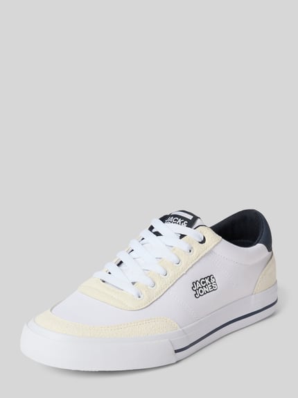 JACK & JONES Sneaker mit Label-Detail Modell 'ROB' Weiss 1