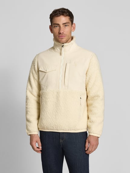 Polo Ralph Lauren Sweatshirt mit Teddyfell Offwhite 4