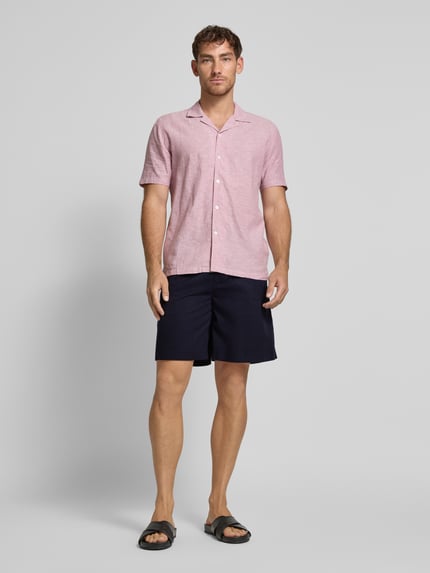 Selected Loose Fit Shorts mit elastischem Bund Modell 'THAIS SUMMER' Black 1
