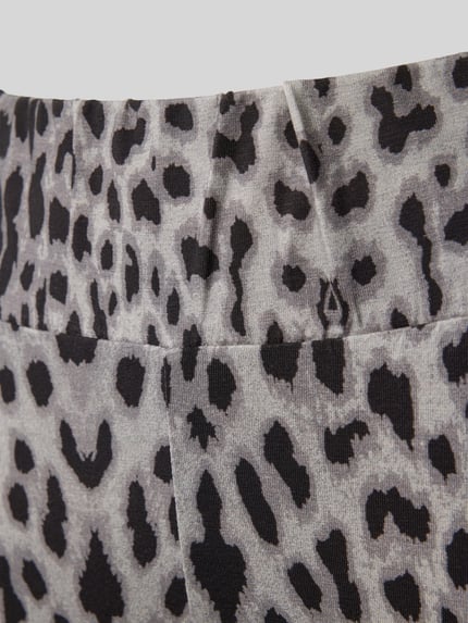 OH APRIL Legginsy o kroju super skinny fit z szerokim pasem model ‘Rita’ Średnioszary 2