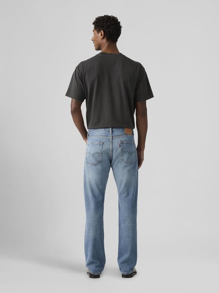 Levi's® Straight Fit Jeans aus reiner Baumwolle im 5-Pocket-Design Jeansblau 4
