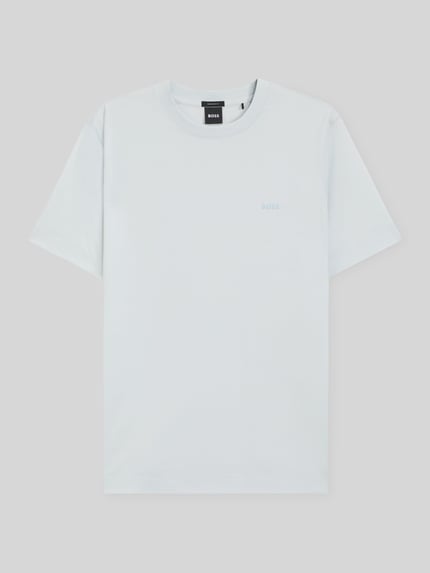 BOSS Regular Fit T-Shirt aus reiner Baumwolle Modell 'THOMPSON' Hellblau 2