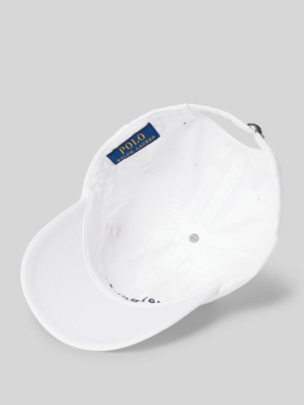 Polo Ralph Lauren Czapka z daszkiem z wyhaftowanym logo Biały 2