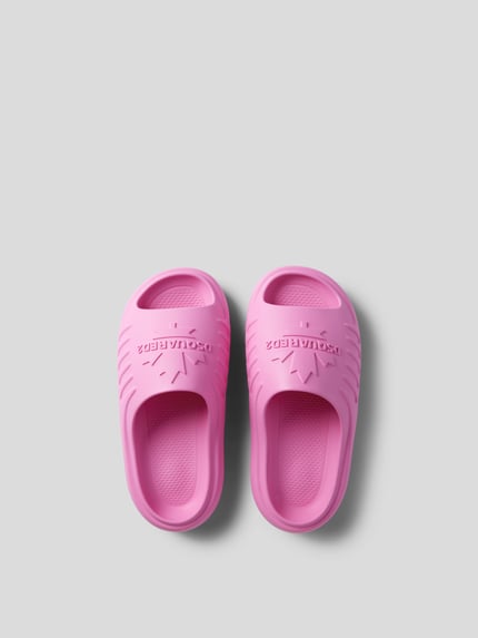 Dsquared2 Slippers met labeldetail Roze - 4