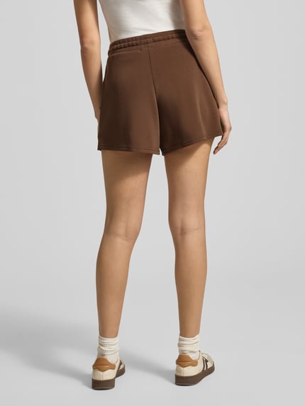 Scotch & Soda Sweatshorts met Zijzakken Donkerbruin - 5