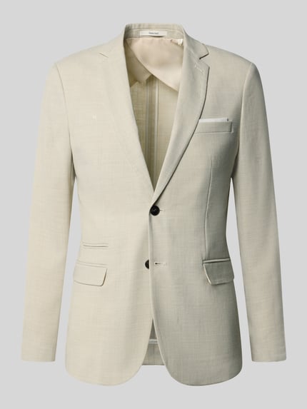 Slim Fit Anzugsakko mit Woll-Anteil Modell 'OASIS' Shop The Look MANNEQUINE