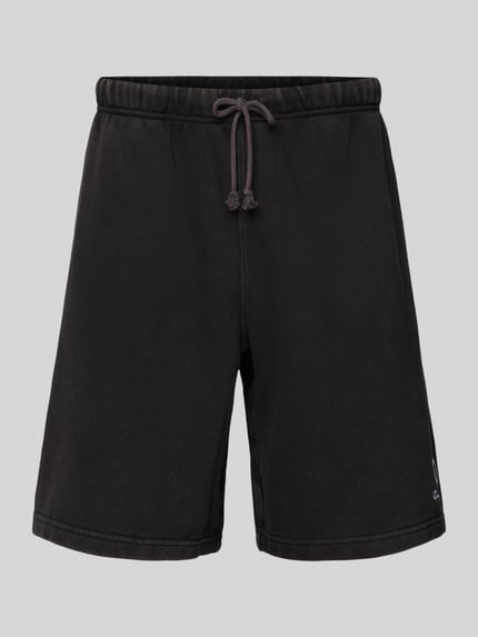 Champion Bermudy o kroju regular fit z wyhaftowanym logo BLACK 2