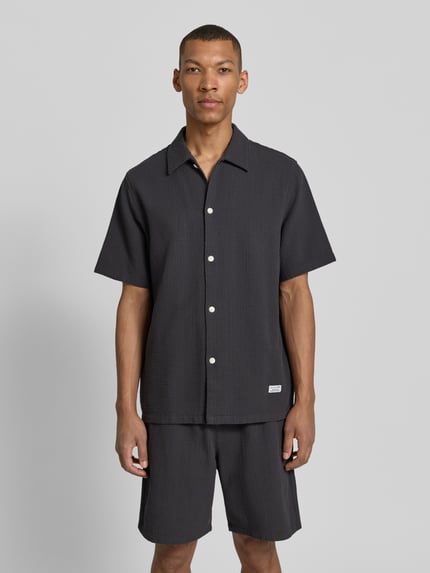 Marc O'Polo DENIM Regular Fit Freizeithemd aus reiner Baumwolle Graphit 4