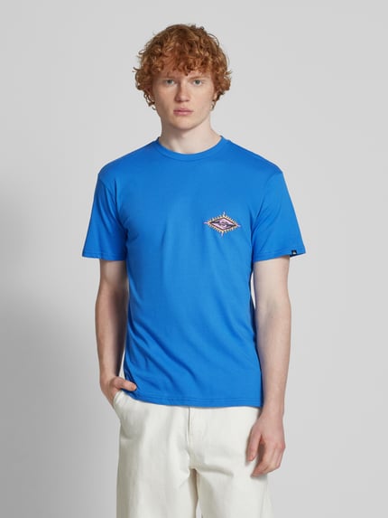 Quiksilver T-Shirt mit Label-Print Blau 4