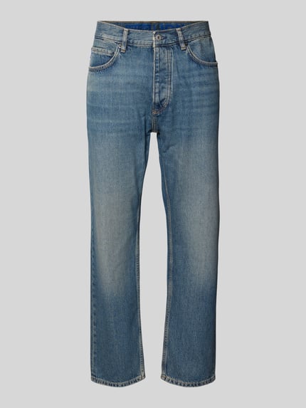HUGO Blue straight fit jeans van pure katoen model 'JONAH' Jeansblauw - 2