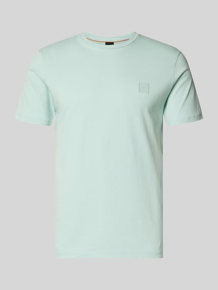 BOSS Orange Regular Fit T-Shirt aus reiner Baumwolle Modell 'TALES' Tuerkis 2