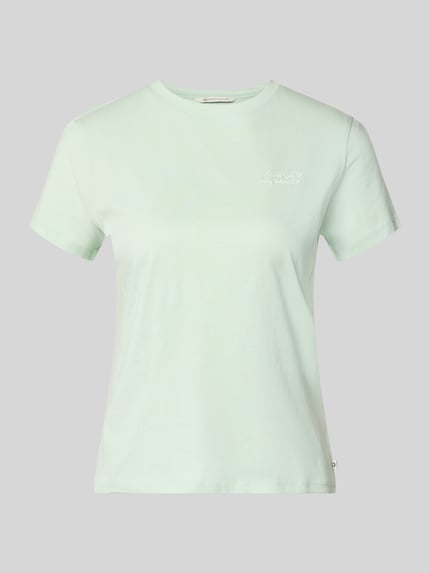 Tom Tailor Denim Regular Fit T-Shirt aus reiner Baumwolle  Hellgruen 2