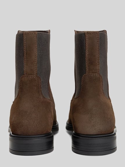 Tommy Hilfiger Chelseas aus echtem Leder mit Logo-Detail Dunkelbraun 5