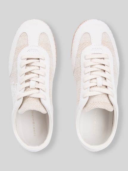 Tommy Hilfiger sneakers met geborduurd logo Offwhite - 3