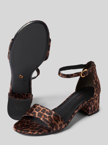 Tamaris Sandaaltjes met blokhak BLACK - 4