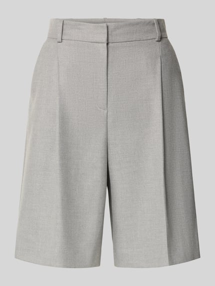 Style Icon Collection Bermuda met persplooien - curated by Anouk Yve Middengrijs gemêleerd - 2