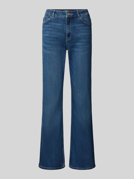 Christian Berg Woman Bootcut Jeans mit 5-Pocket-Design Jeansblau 2
