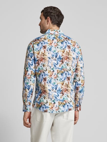 OLYMP Level 5 Regular Fit Freizeithemd aus reinem Leinen Bleu 5