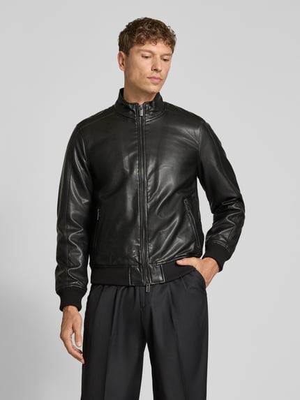 MARKUP Jacke in Leder-Optik mit Zweiwege-Reißverschluss Black 4