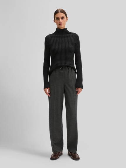 Marc O'Polo Turtleneck mit Mock Neck Flanell Melange 1