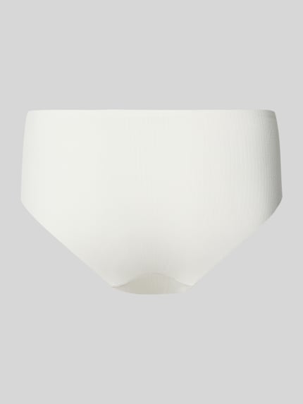 Productfoto, Slip uit modalmix van Sloggi voor dames, elastische modalmix, aansluitende pasvorm, riblook, elastische band, wit, gladde textuur
