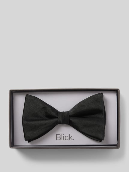 Blick Fliege aus reiner Seide Modell 'JERMYN' Black 1