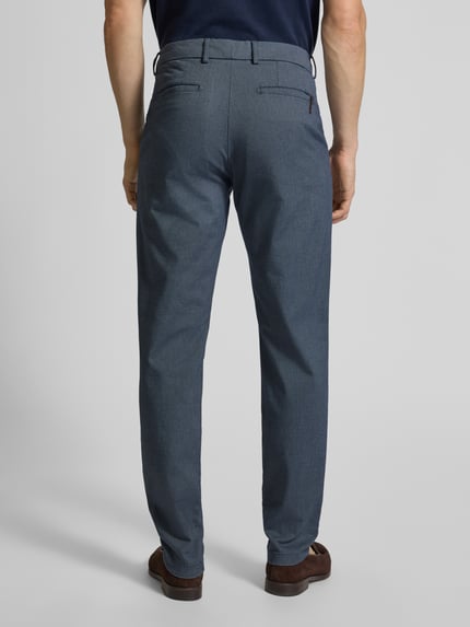 CINQUE Slim fit stoffen broek met achterzakken model 'Brody' Blauw - 5