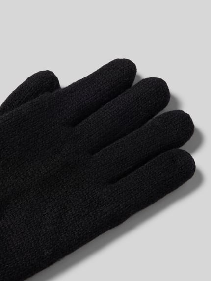 Barts Handschuhe mit Label-Detail Modell 'HAAKON' Black 3