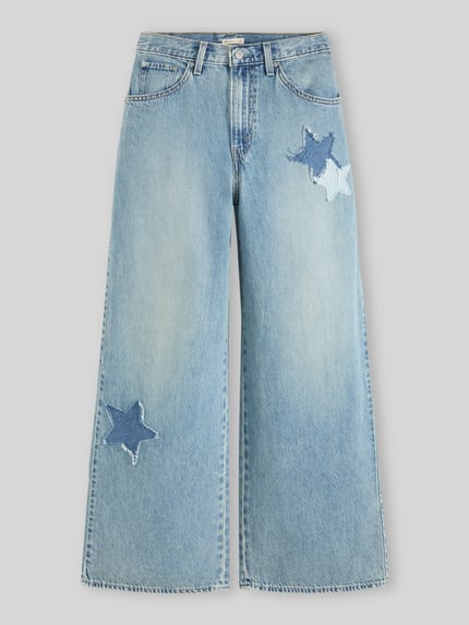 Levi's® Loose Fit Jeans aus reiner Baumwolle Modell 'CINCH BAGGY' Jeansblau 2