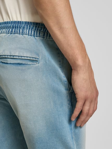 JACK & JONES Shorts mit elastischem Bund Modell 'RICK' Hellblau 3