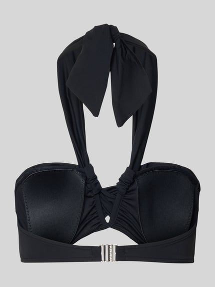 Seafolly Bikinitop in plooilook model 'Collective' Zwart - 3