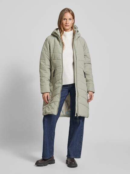ragwear Płaszcz pikowany z dwustronnym zamkiem błyskawicznym model ‘Dizzie’ Trzcinowy 1